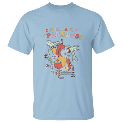 Congenital Heart Disease CHD Support T Shirt I've Had A Few Upgrades Mechanic Toy Heart