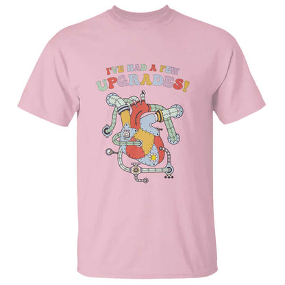 Congenital Heart Disease CHD Support T Shirt I've Had A Few Upgrades Mechanic Toy Heart