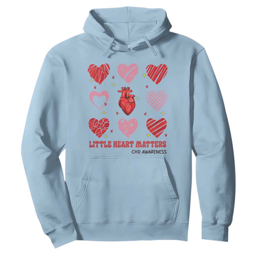 Congenital Heart Disease CHD Support Hoodie Little Heart Matters