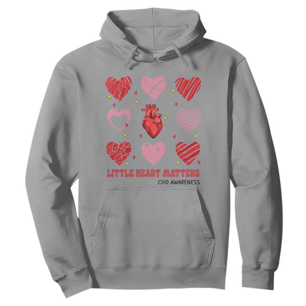 Congenital Heart Disease CHD Support Hoodie Little Heart Matters