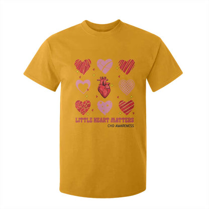 Congenital Heart Disease CHD Support T Shirt For Kid Little Heart Matters