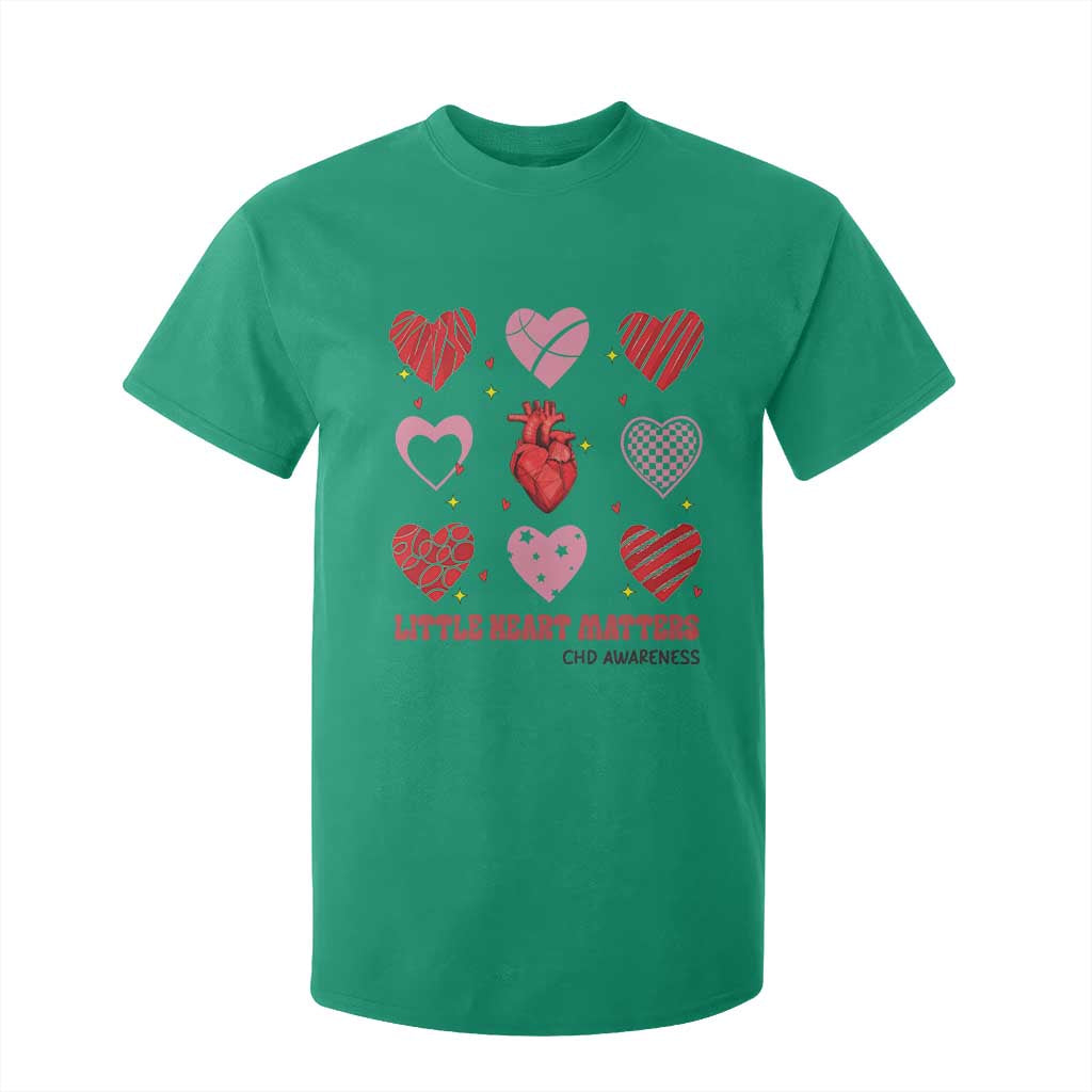 Congenital Heart Disease CHD Support T Shirt For Kid Little Heart Matters