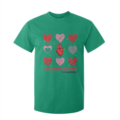 Congenital Heart Disease CHD Support T Shirt For Kid Little Heart Matters