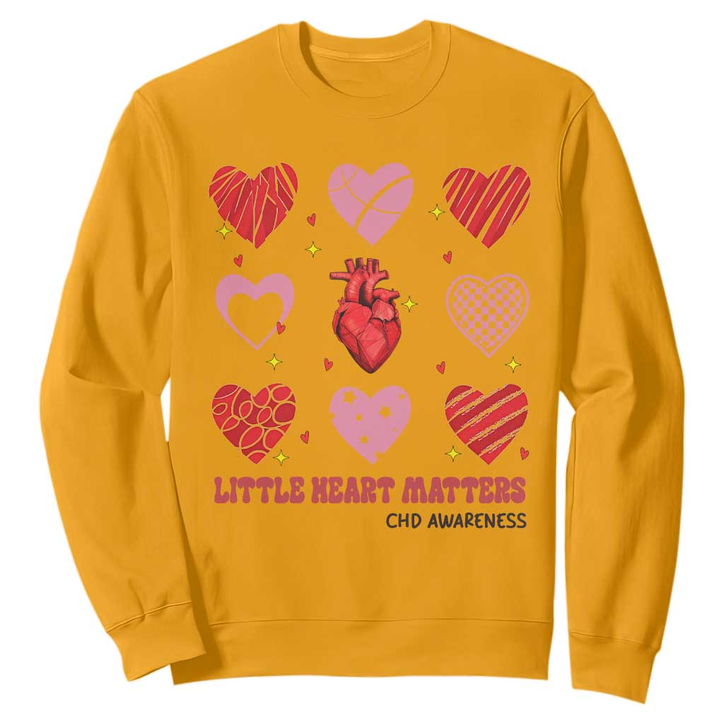 Congenital Heart Disease CHD Support Sweatshirt Little Heart Matters