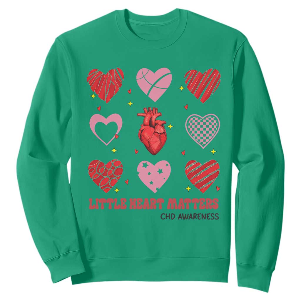 Congenital Heart Disease CHD Support Sweatshirt Little Heart Matters