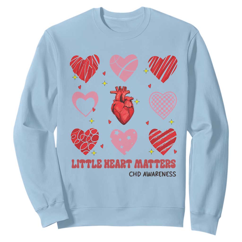 Congenital Heart Disease CHD Support Sweatshirt Little Heart Matters