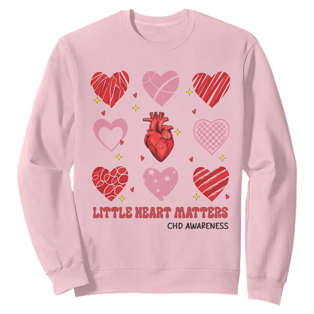Congenital Heart Disease CHD Support Sweatshirt Little Heart Matters