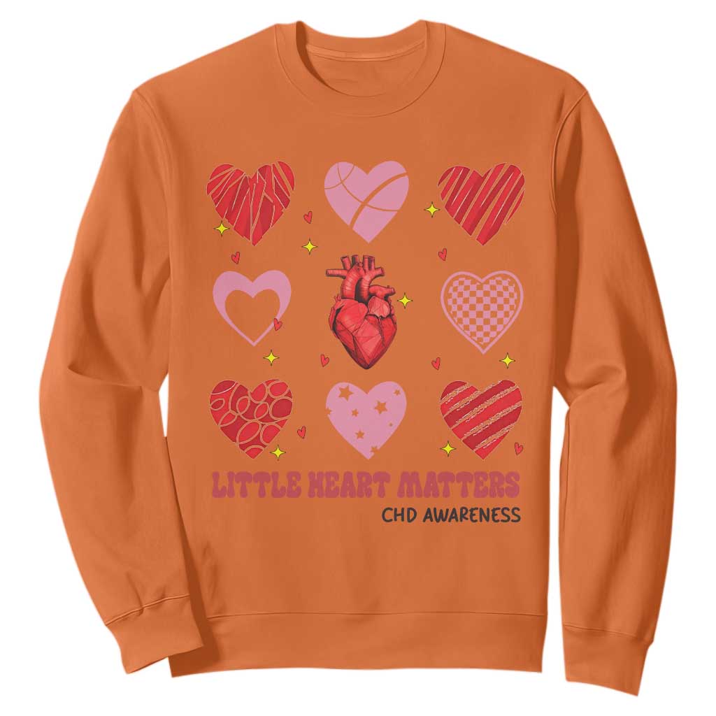 Congenital Heart Disease CHD Support Sweatshirt Little Heart Matters