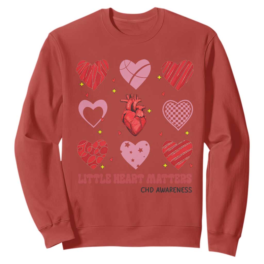 Congenital Heart Disease CHD Support Sweatshirt Little Heart Matters