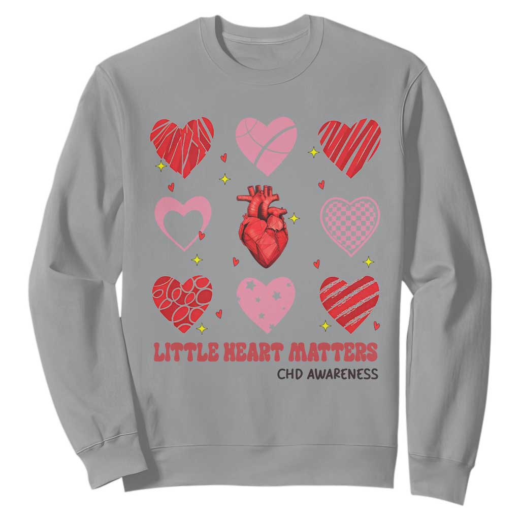 Congenital Heart Disease CHD Support Sweatshirt Little Heart Matters