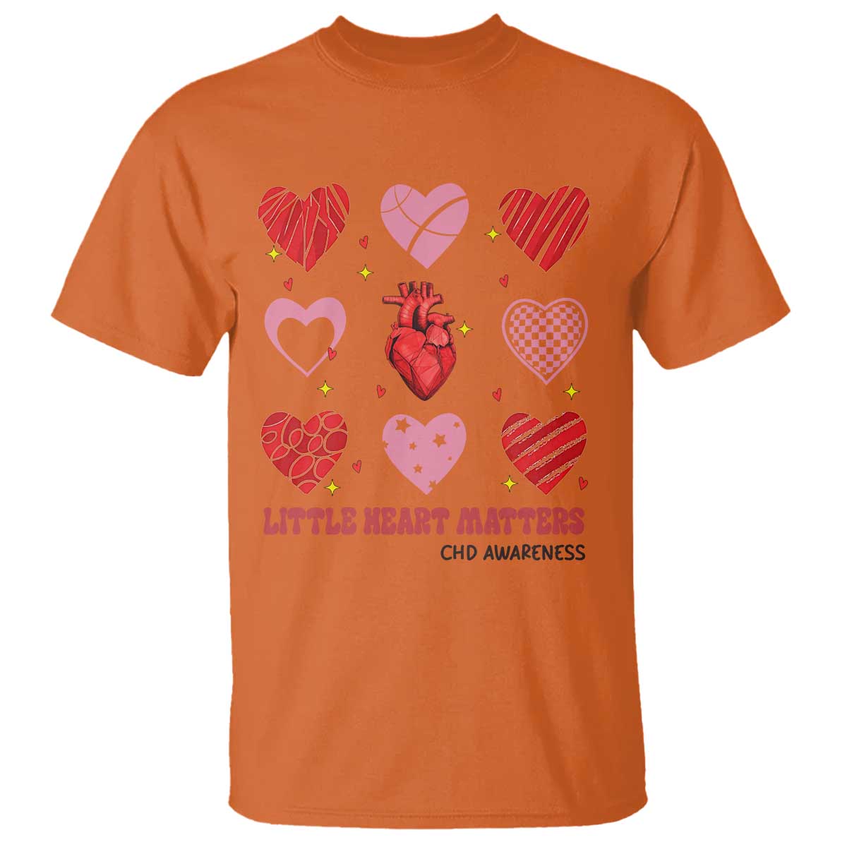 Congenital Heart Disease CHD Support T Shirt Little Heart Matters