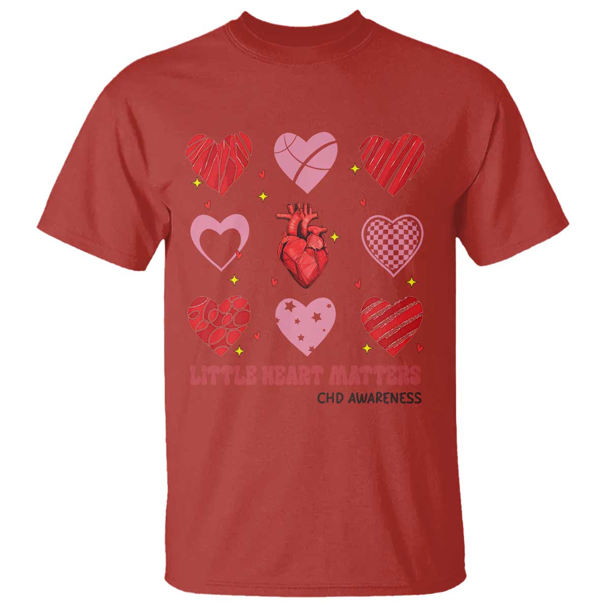 Congenital Heart Disease CHD Support T Shirt Little Heart Matters