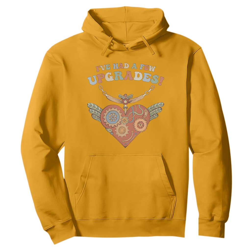 Congenital Heart Disease CHD Support Hoodie I've Had A Few Upgrades Toy Heart