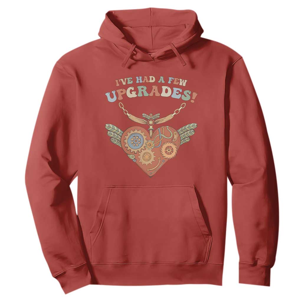 Congenital Heart Disease CHD Support Hoodie I've Had A Few Upgrades Toy Heart