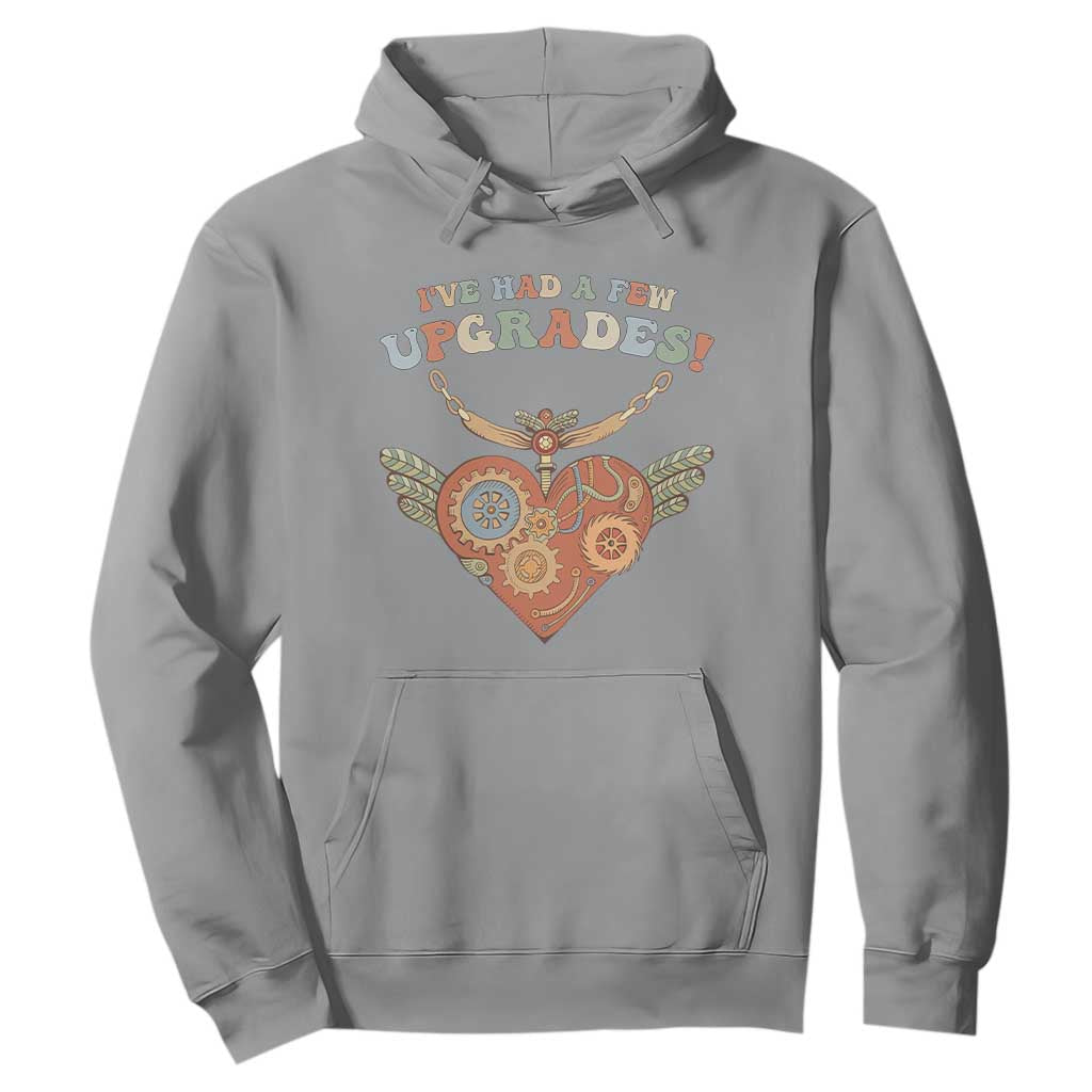 Congenital Heart Disease CHD Support Hoodie I've Had A Few Upgrades Toy Heart