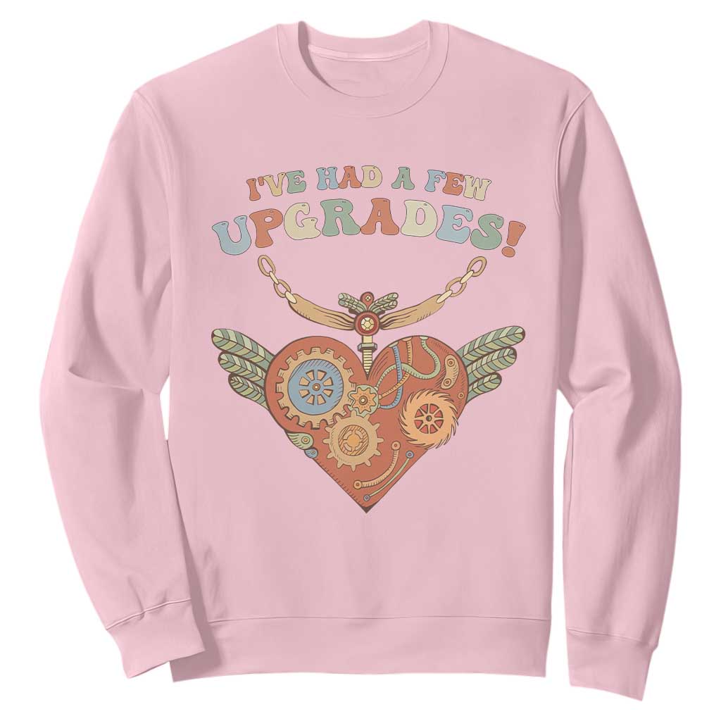 Congenital Heart Disease CHD Support Sweatshirt I've Had A Few Upgrades Toy Heart