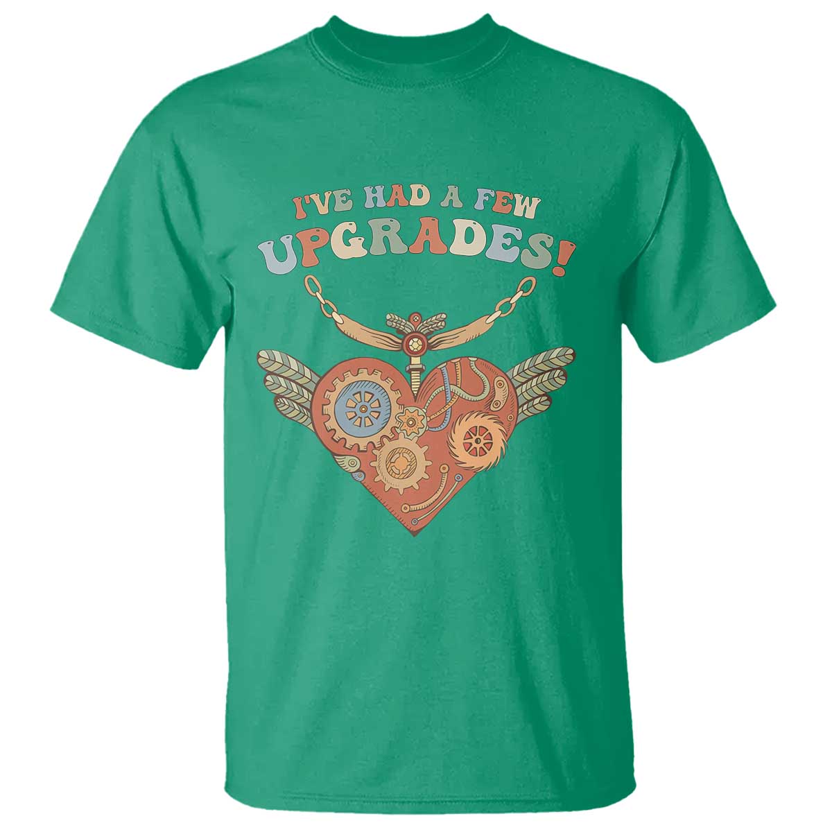 Congenital Heart Disease CHD Support T Shirt I've Had A Few Upgrades Toy Heart