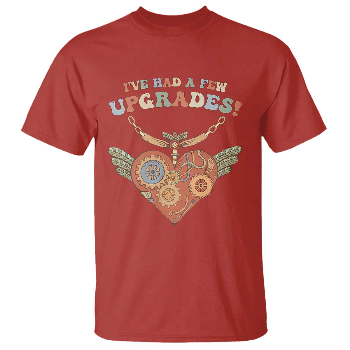Congenital Heart Disease CHD Support T Shirt I've Had A Few Upgrades Toy Heart