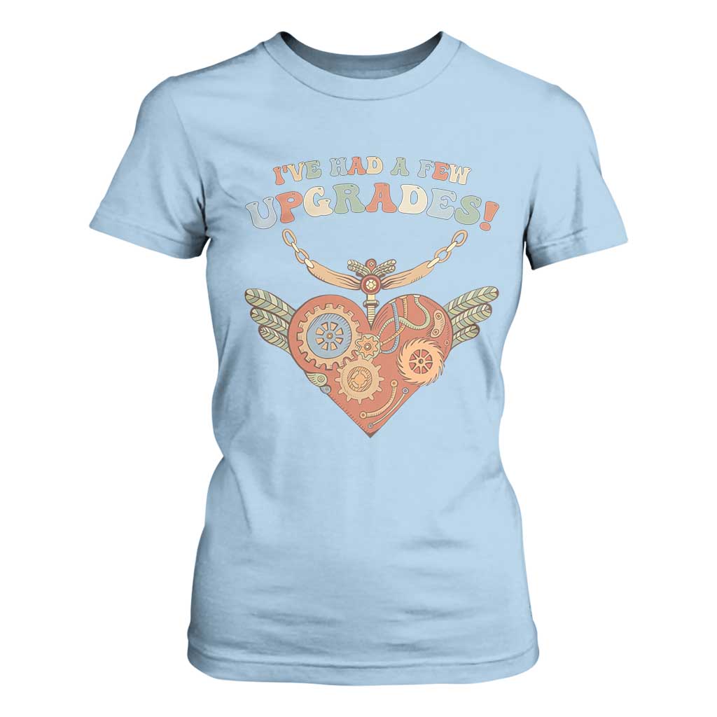Congenital Heart Disease CHD Support T Shirt For Women I've Had A Few Upgrades Toy Heart