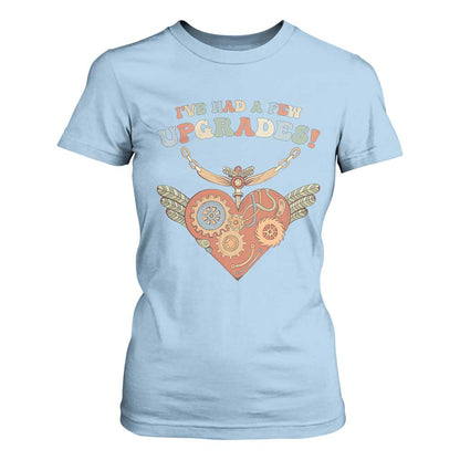 Congenital Heart Disease CHD Support T Shirt For Women I've Had A Few Upgrades Toy Heart