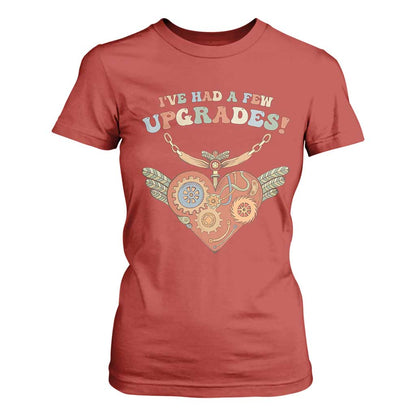 Congenital Heart Disease CHD Support T Shirt For Women I've Had A Few Upgrades Toy Heart