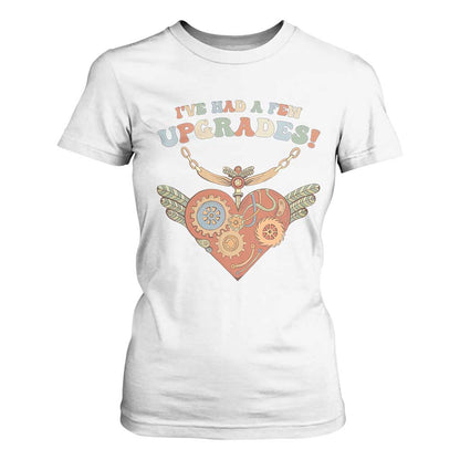 Congenital Heart Disease CHD Support T Shirt For Women I've Had A Few Upgrades Toy Heart