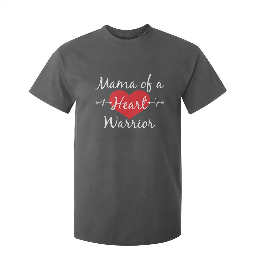 Mama Of A Heart Warrior T Shirt For Kid CHD Support Heart