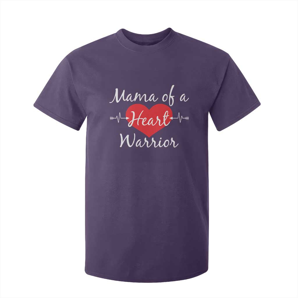 Mama Of A Heart Warrior T Shirt For Kid CHD Support Heart