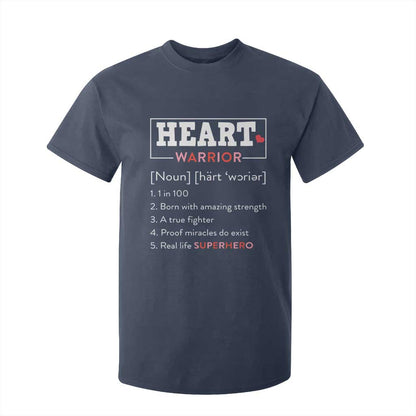 Heart Warrior Definition T Shirt For Kid Congenital Heart Disease CHD Support