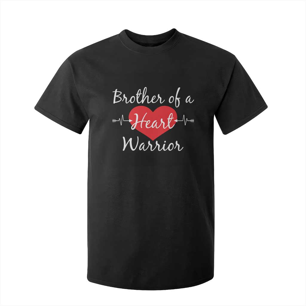Brother Of A Heart Warrior T Shirt For Kid CHD Support Heart