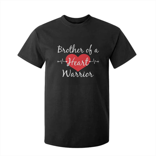 Brother Of A Heart Warrior T Shirt For Kid CHD Support Heart