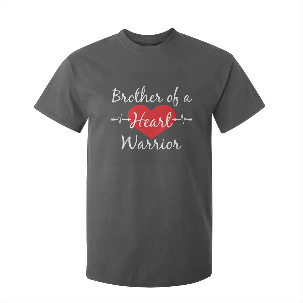 Brother Of A Heart Warrior T Shirt For Kid CHD Support Heart