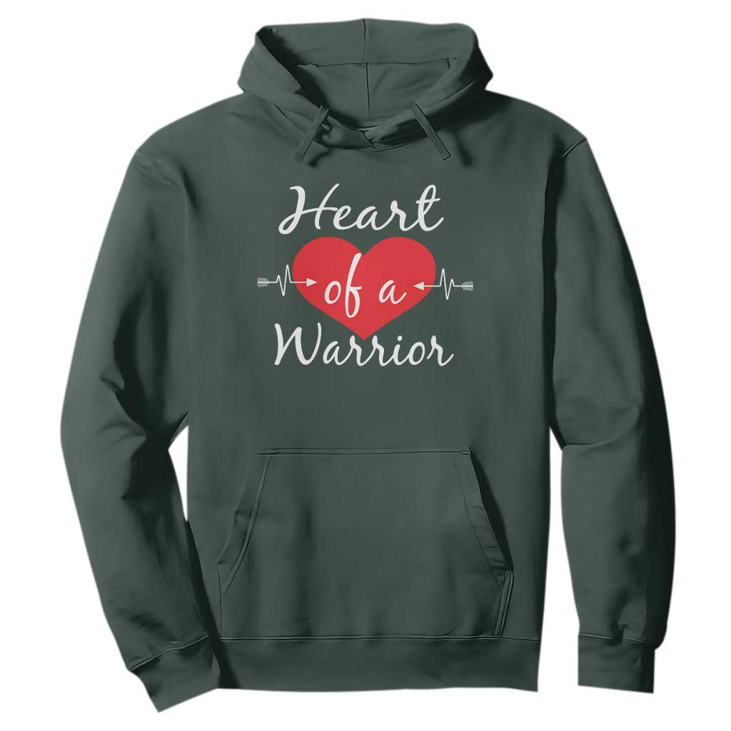 Heart Of A Warrior Hoodie CHD Support Heart