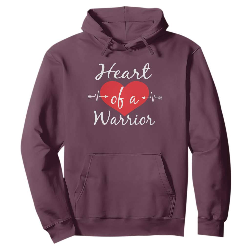 Heart Of A Warrior Hoodie CHD Support Heart