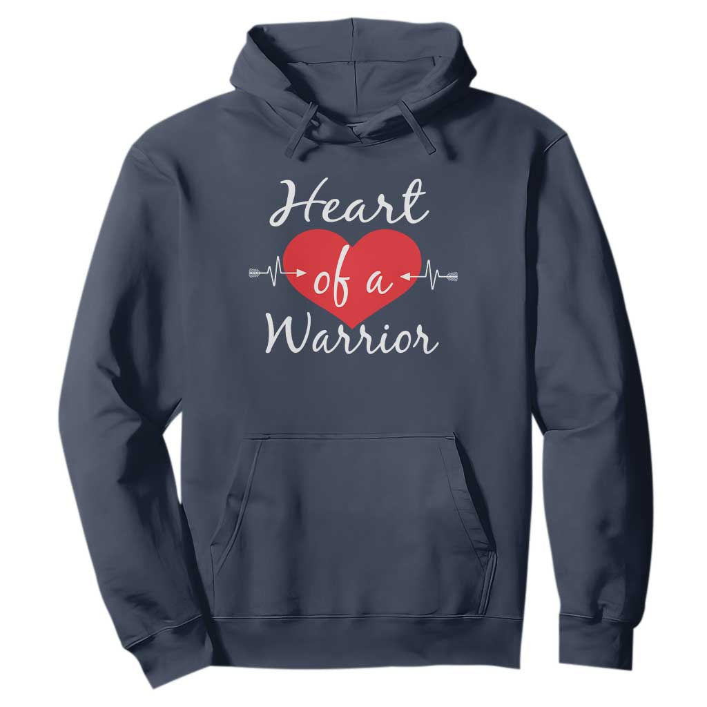 Heart Of A Warrior Hoodie CHD Support Heart