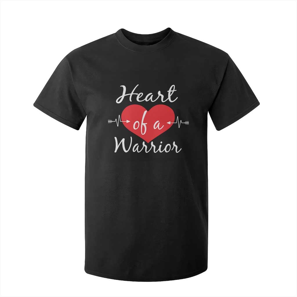 Heart Of A Warrior T Shirt For Kid CHD Support Heart