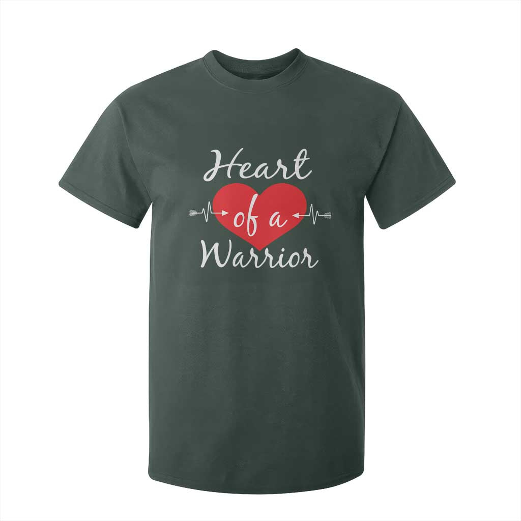 Heart Of A Warrior T Shirt For Kid CHD Support Heart