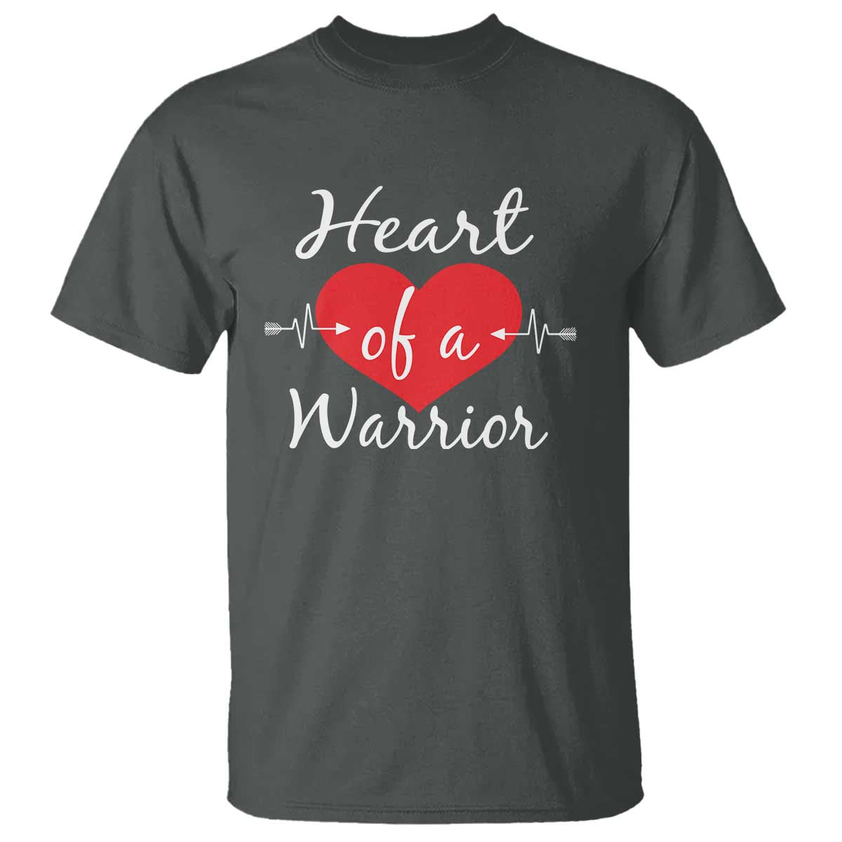 Heart Of A Warrior T Shirt CHD Support Heart