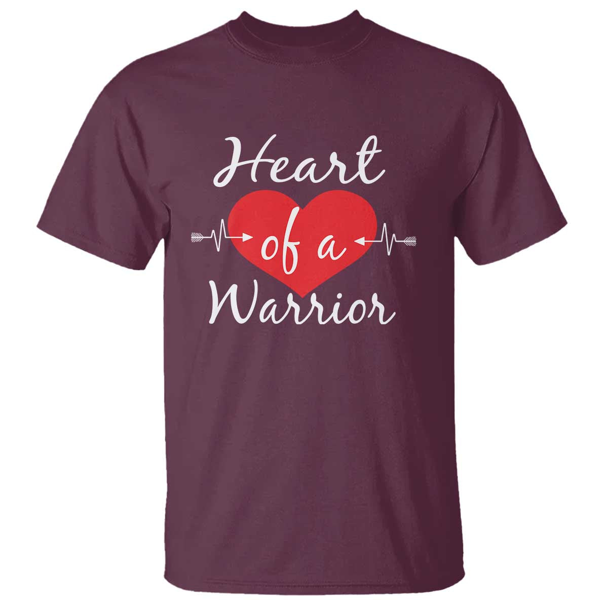 Heart Of A Warrior T Shirt CHD Support Heart