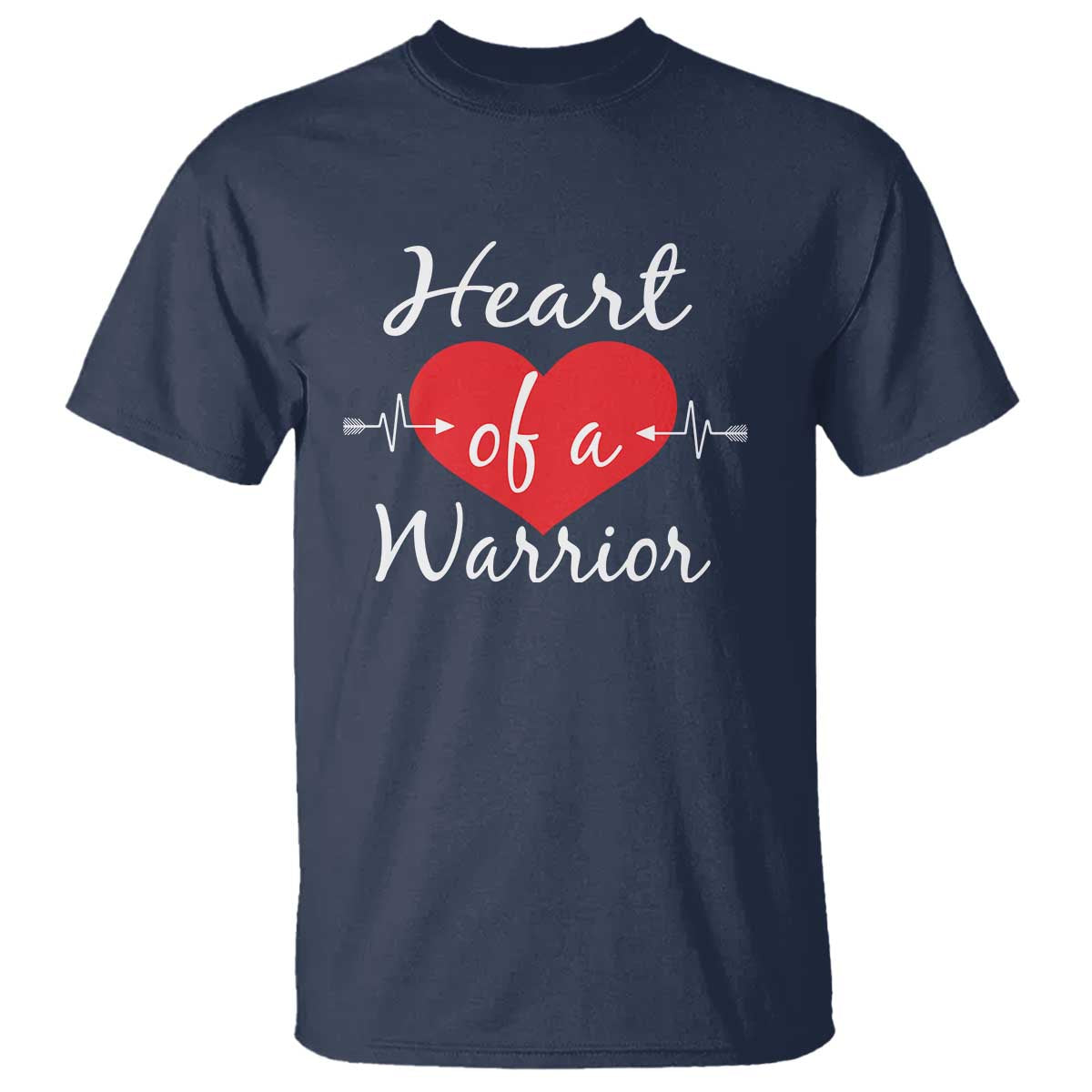 Heart Of A Warrior T Shirt CHD Support Heart