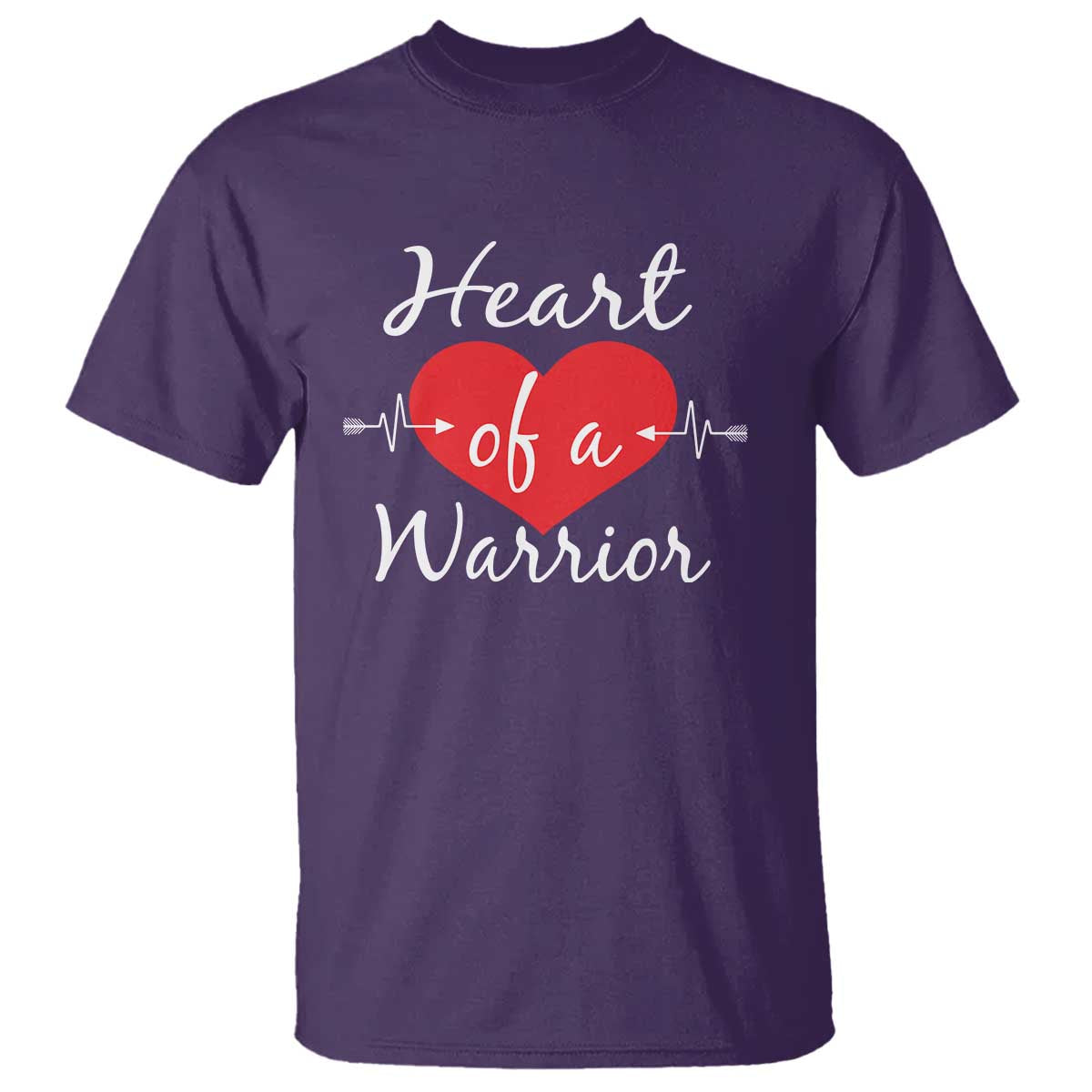 Heart Of A Warrior T Shirt CHD Support Heart