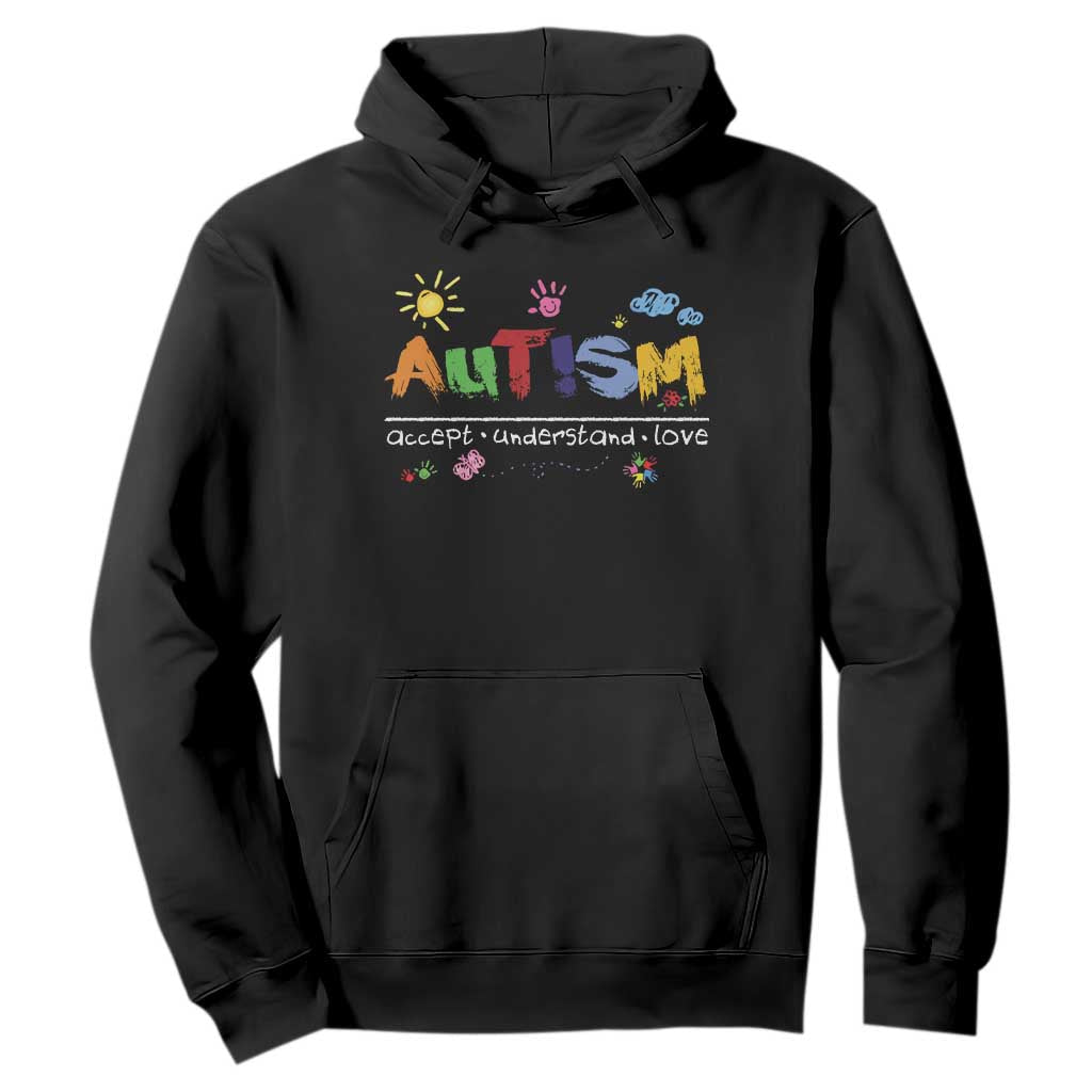 Autism Acceptance Month Hoodie Autism Accept Understand Love SPED Teachers
