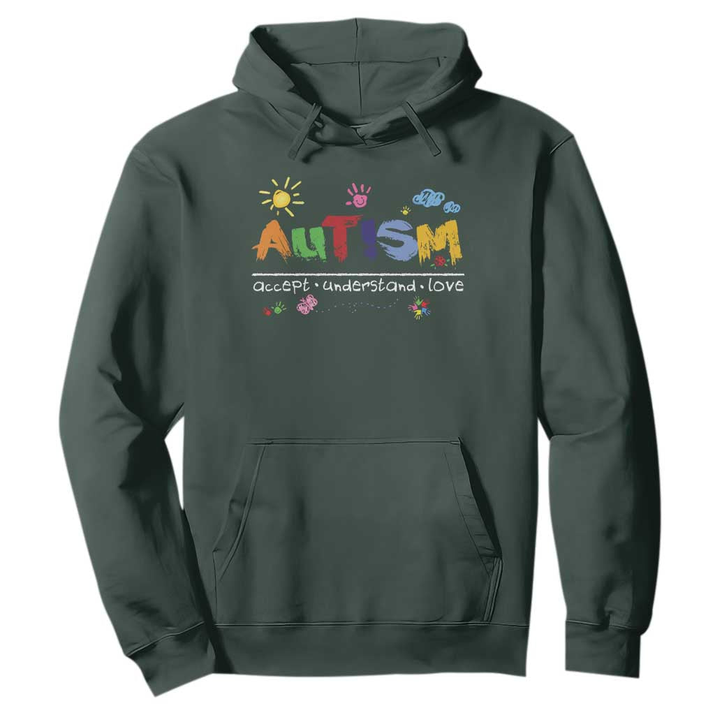 Autism Acceptance Month Hoodie Autism Accept Understand Love SPED Teachers