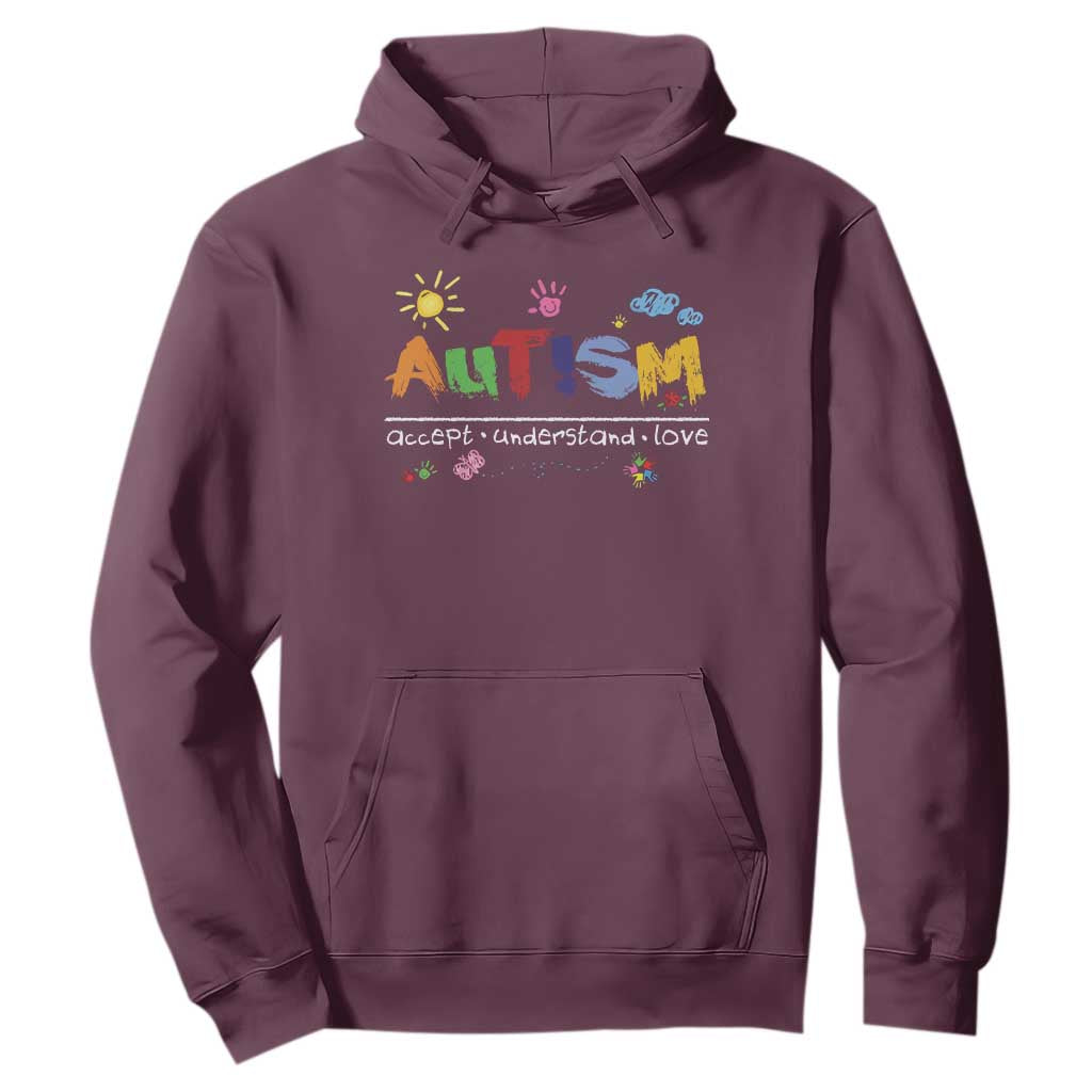 Autism Acceptance Month Hoodie Autism Accept Understand Love SPED Teachers