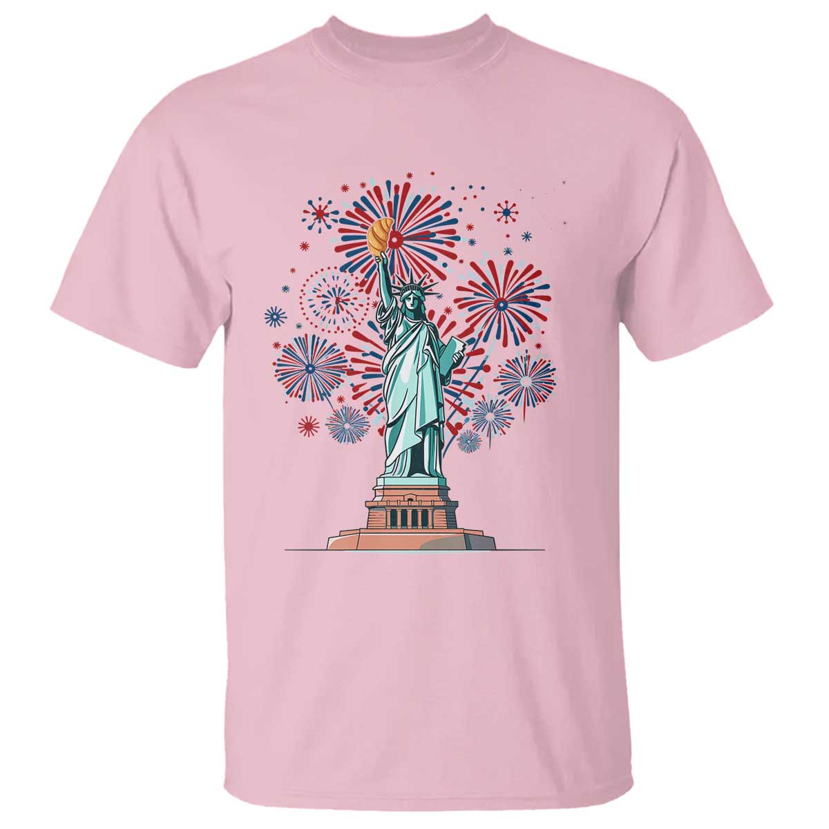 funny-america-france-heritage-month-t-shirt-statue-of-liberty-with-croissant