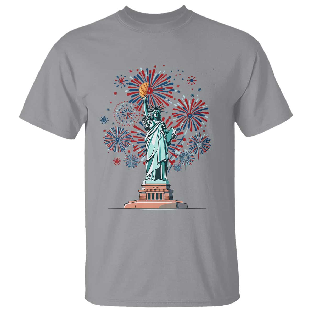 funny-america-france-heritage-month-t-shirt-statue-of-liberty-with-croissant