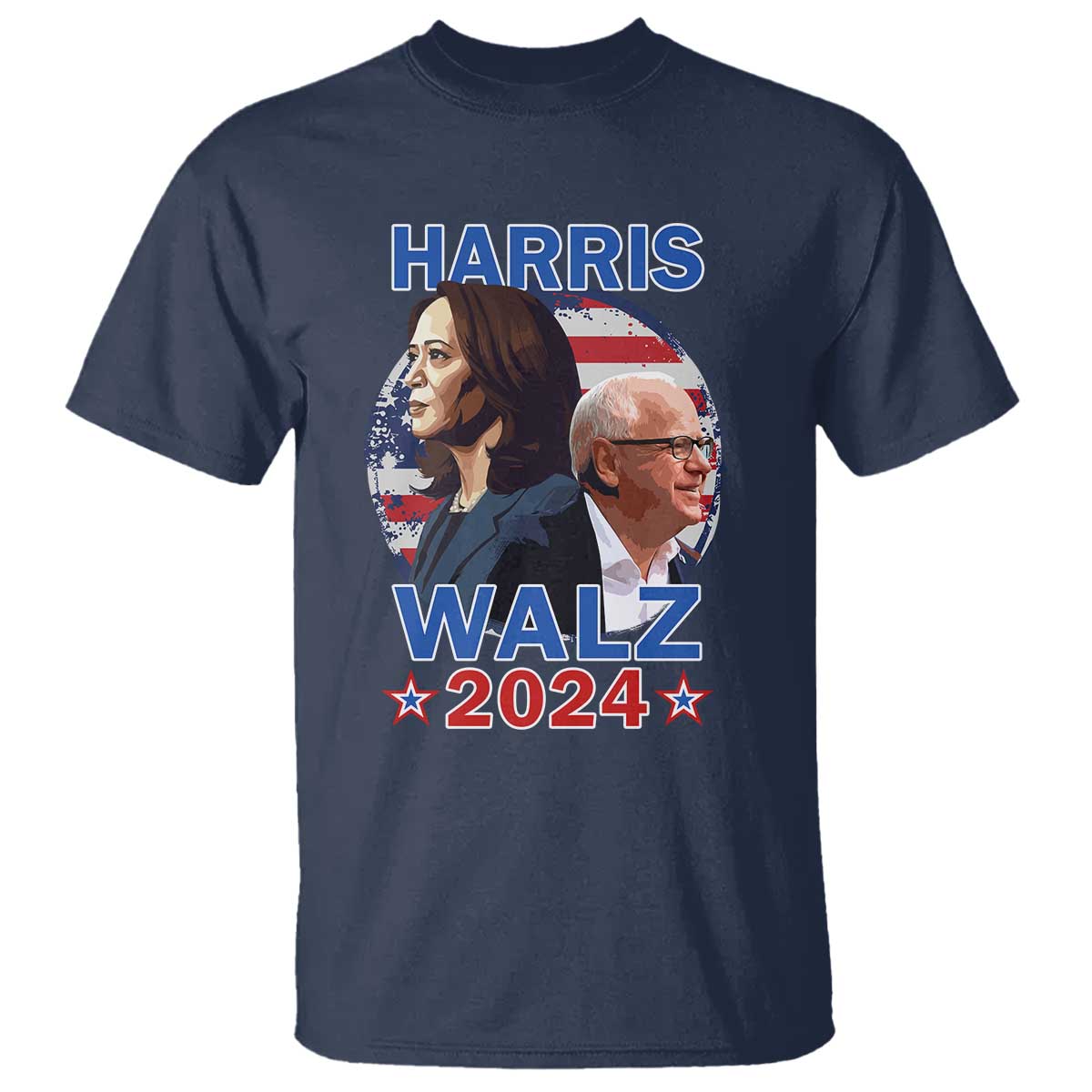 harris-walz-2024-t-shirt-presidential-election-star-usa-flag