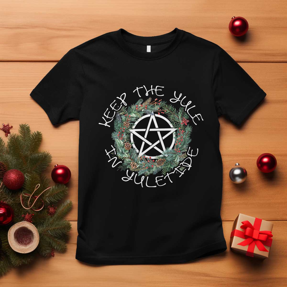 keep-the-yule-in-yuletide-t-shirt-yule-christmas-wreath