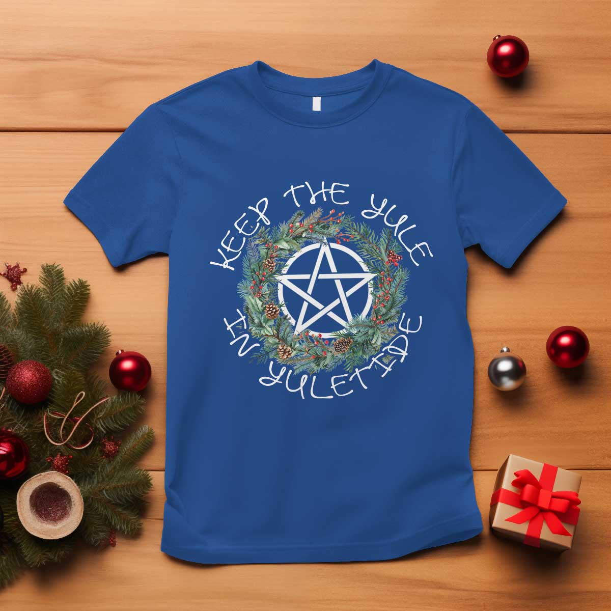 keep-the-yule-in-yuletide-t-shirt-yule-christmas-wreath