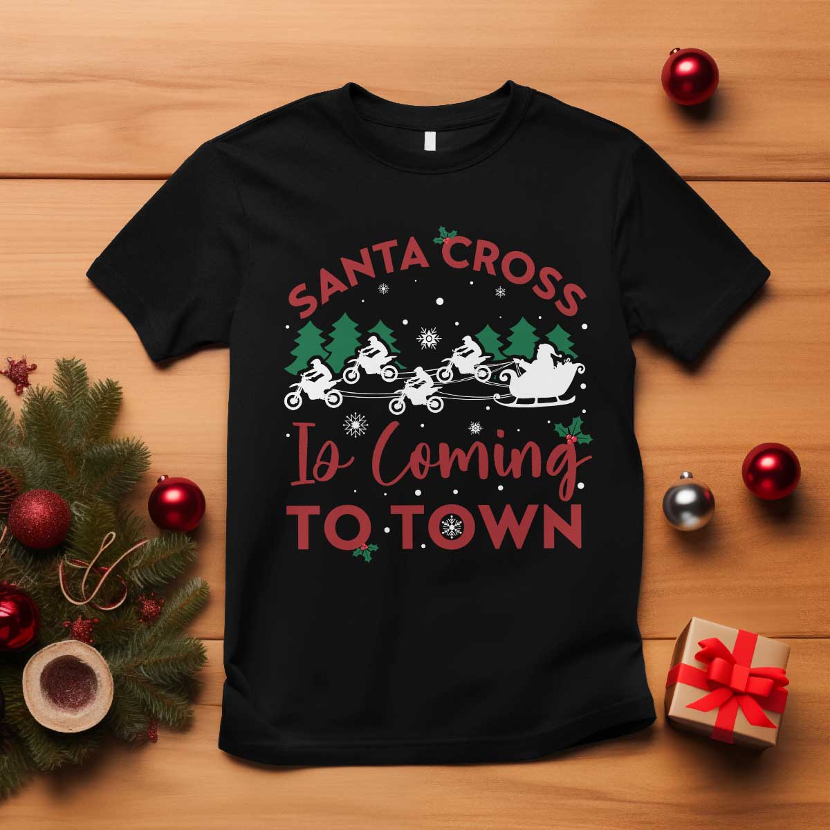 funny-christmas-dirt-bike-t-shirt-santa-cross-is-coming-to-town-motorcross